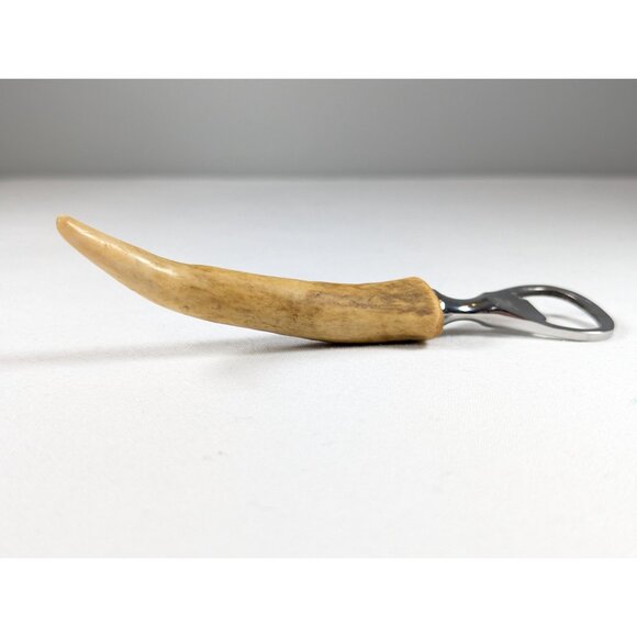 Vintage natural antler handled Bottle opener, Sheffield England - Picture 2 of 7